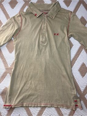 Vintage Y2K Project E Women’s Polo Shirt Dress 3/4 Sleeve XX Size S